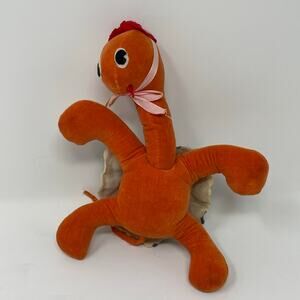 Dream Pets Turtle Red Stuffed Animal Collectible Vintage 50's 60's